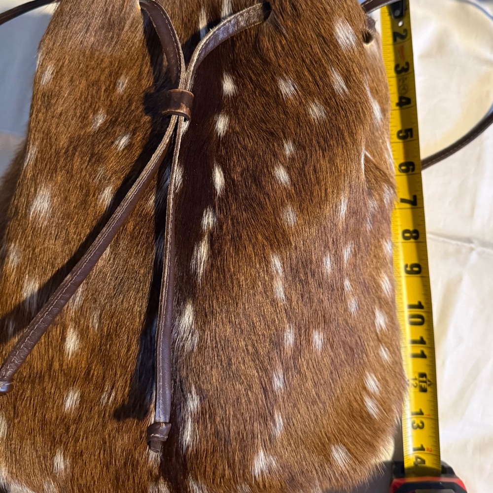 Sika Deer Purse. Real leather. Handmade from New Zealand - Picture 7 of 11